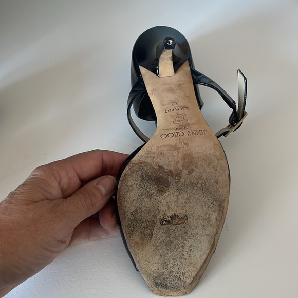 Jimmy Choo Patent Leather 'Lumiere' d'Orsay Pumps size 38 - Picture 4 of 5